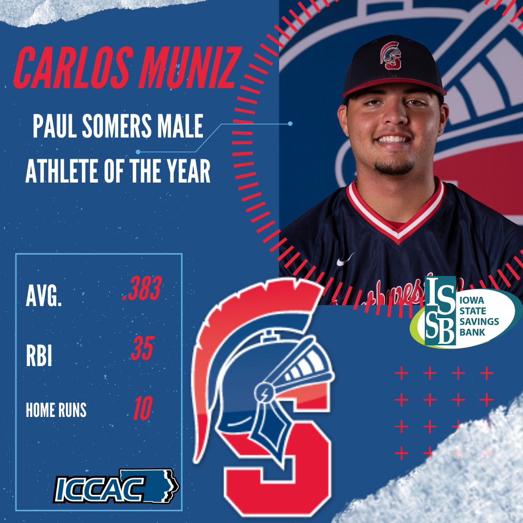 Carlos Muniz, Paul Somers Male Athlete of the Year