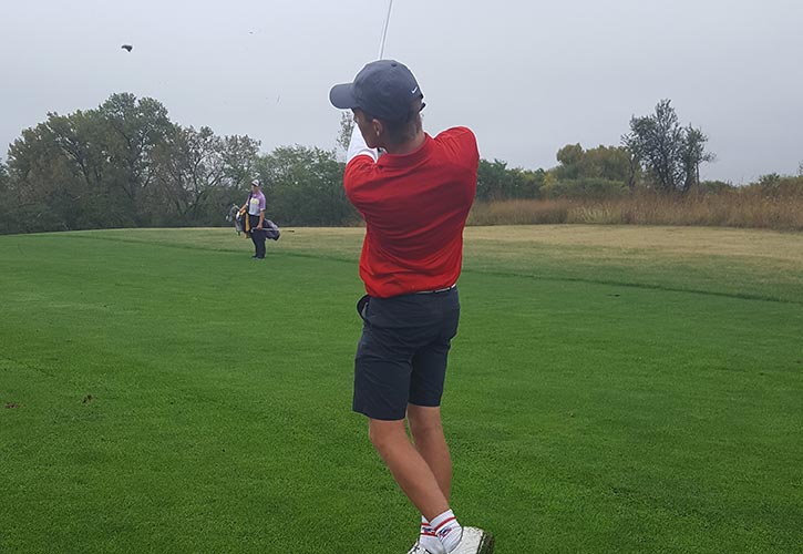 Spartan Golfer at the 2017 Southwestern Invitational