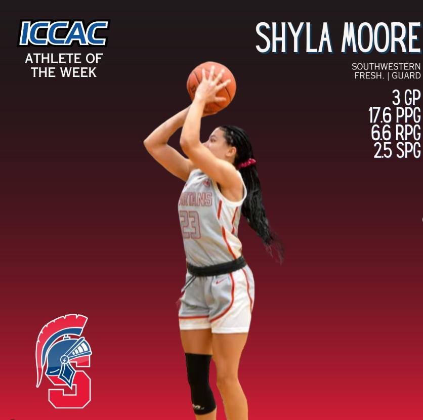 Moore Sparking Spartans to Strong Start & ICCAC Athlete of the Week