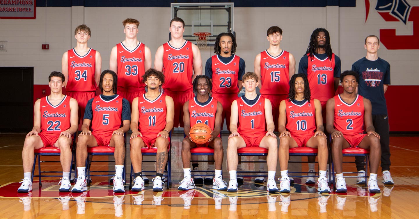 Men's Basketball team and coaches