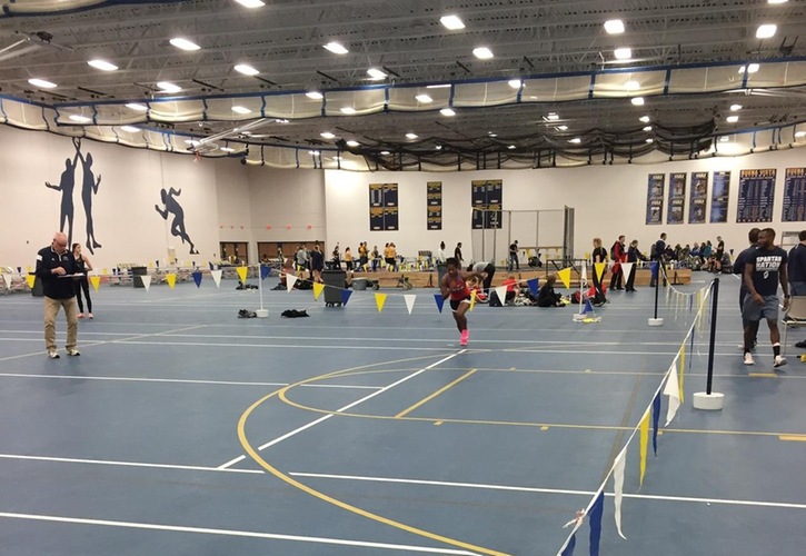Indoor track and field breaks 4 school records