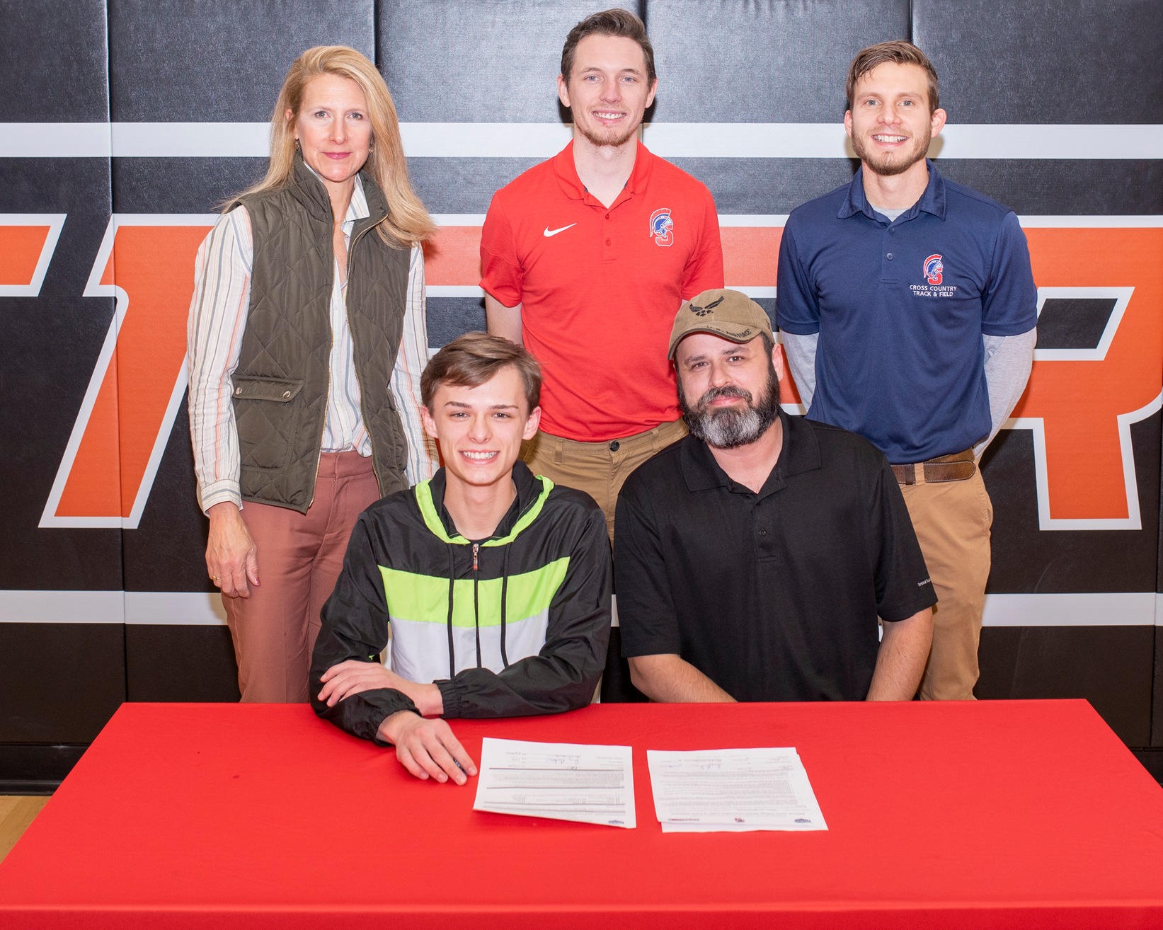 Red Oak senior Connor Koppa signs with the Southwestern Community College cross country program.