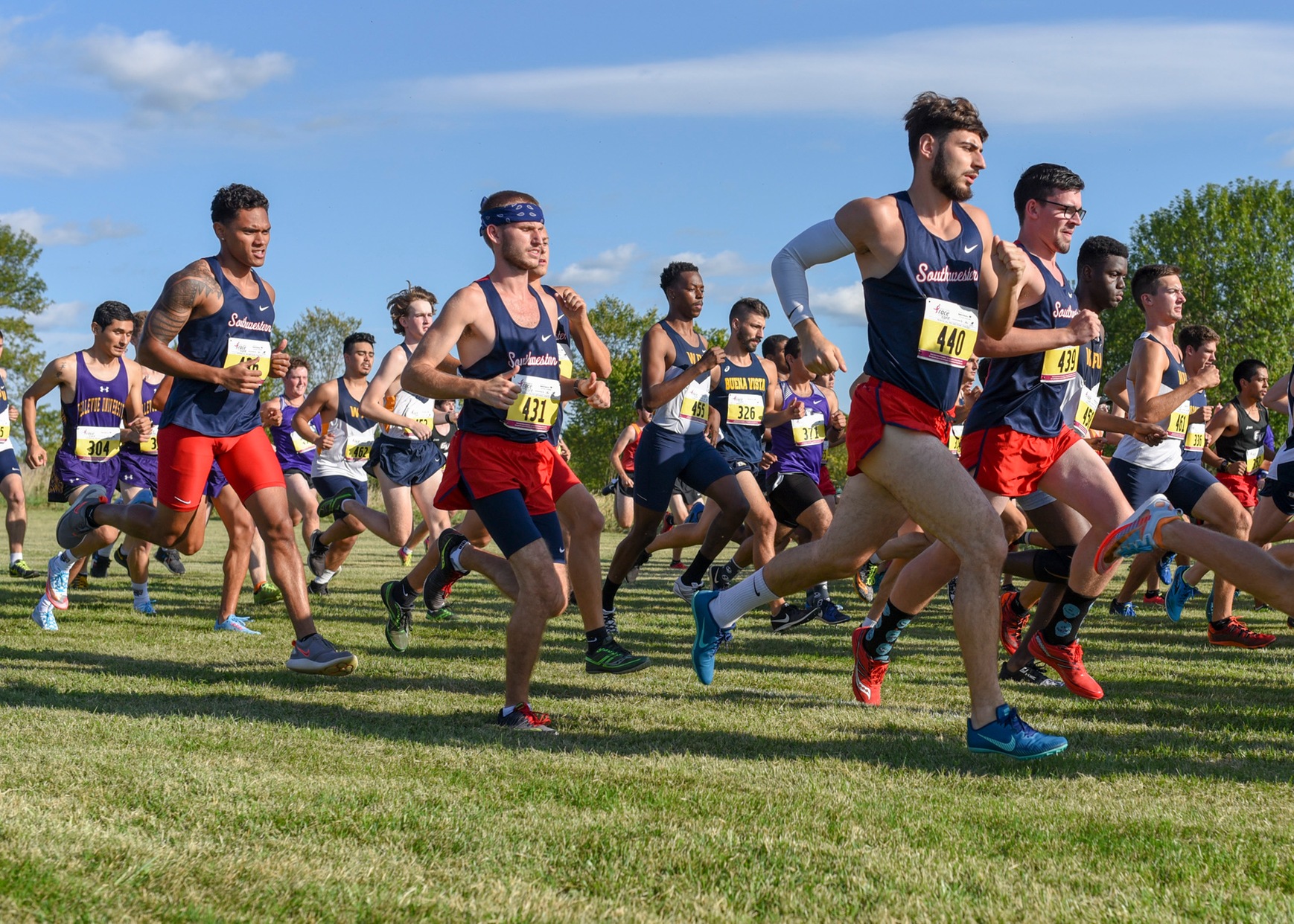 SWCC men's cross country at Bill Buxton Invitational