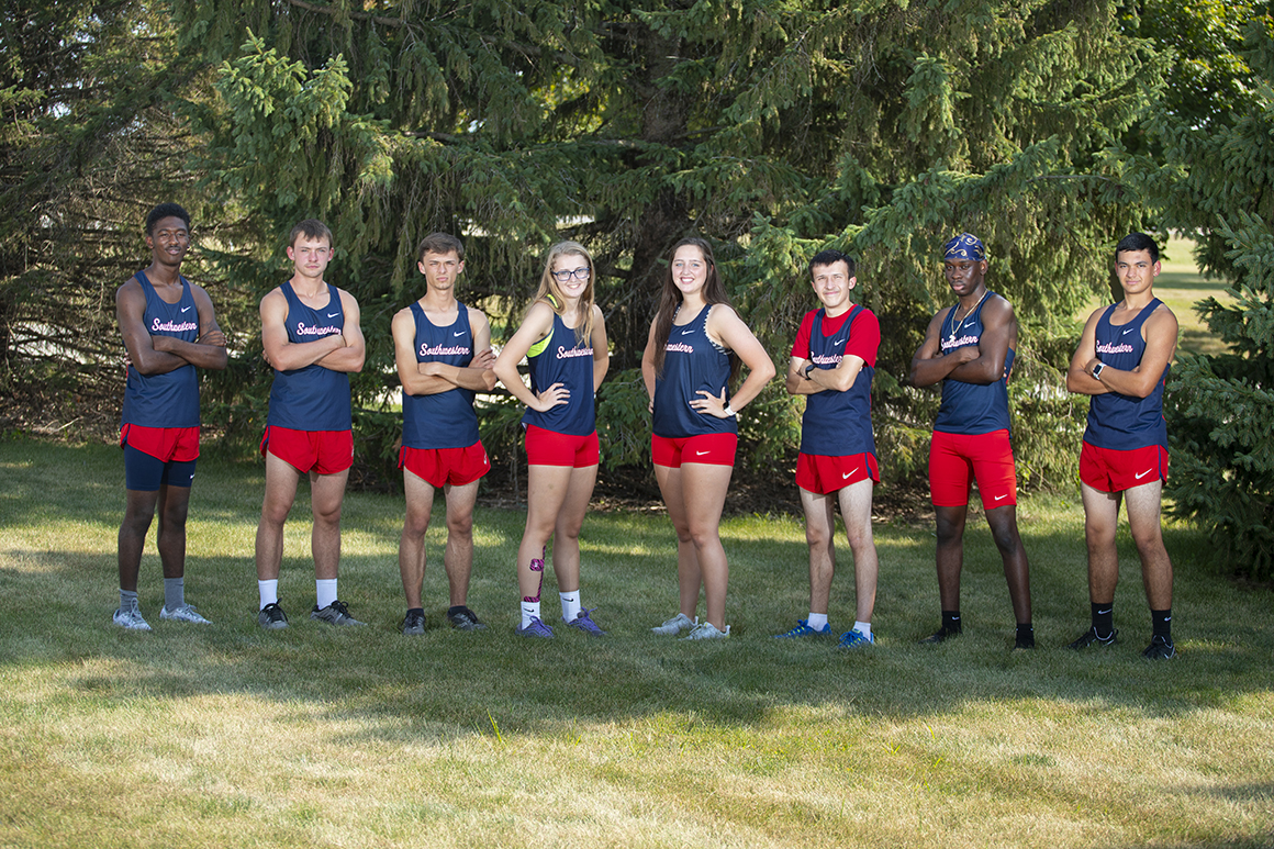 The 2020-21 Southwestern cross country team