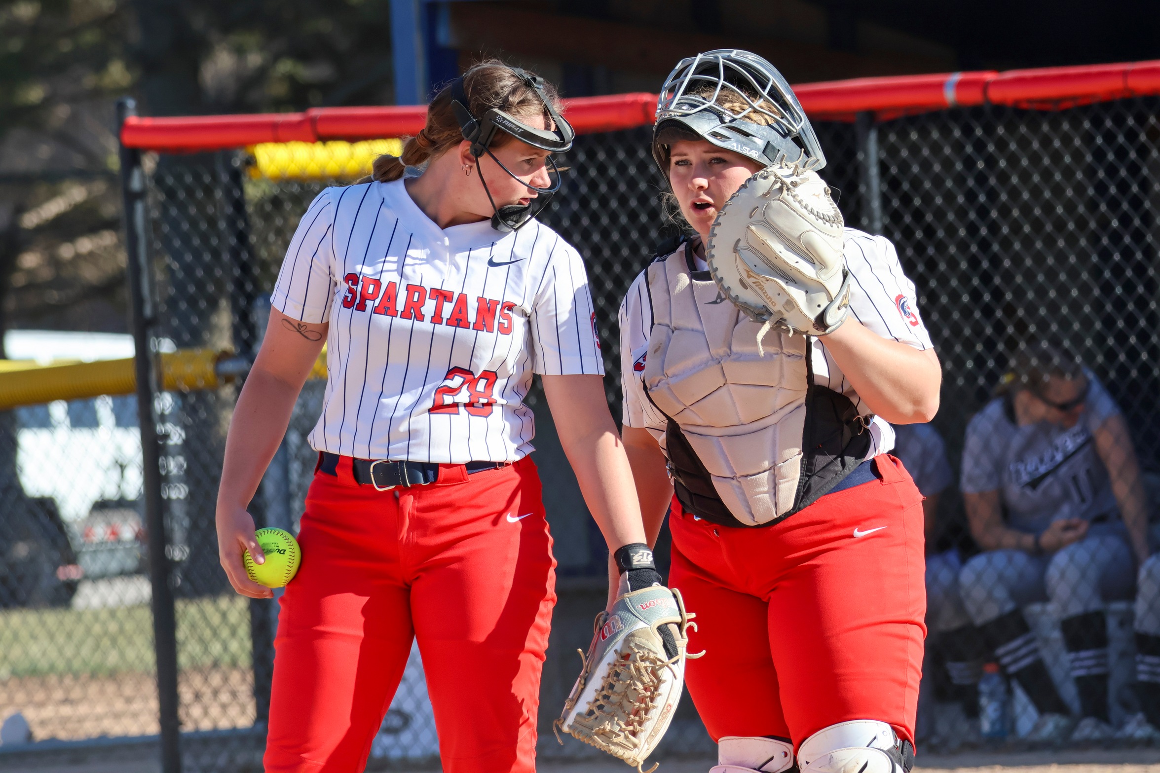 SPARTAN SOFTBALL SUFFERS LOSSES IN WEEKEND DOUBLE-HEADER AGAINST SOUTHEASTERN
