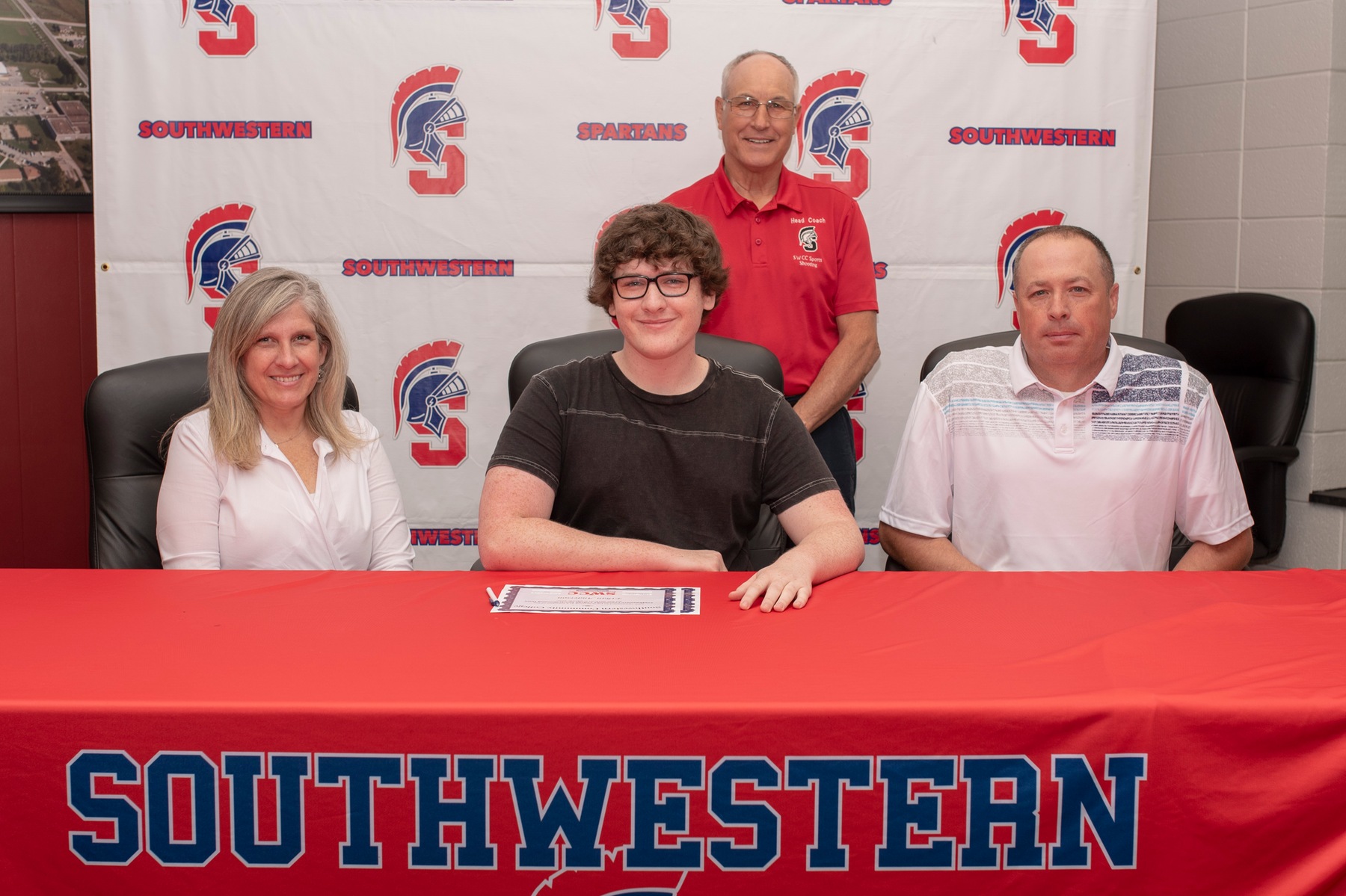 Ethan Anderson of Creston commits to the Southwestern sports shooting team for the 2019-20 season.