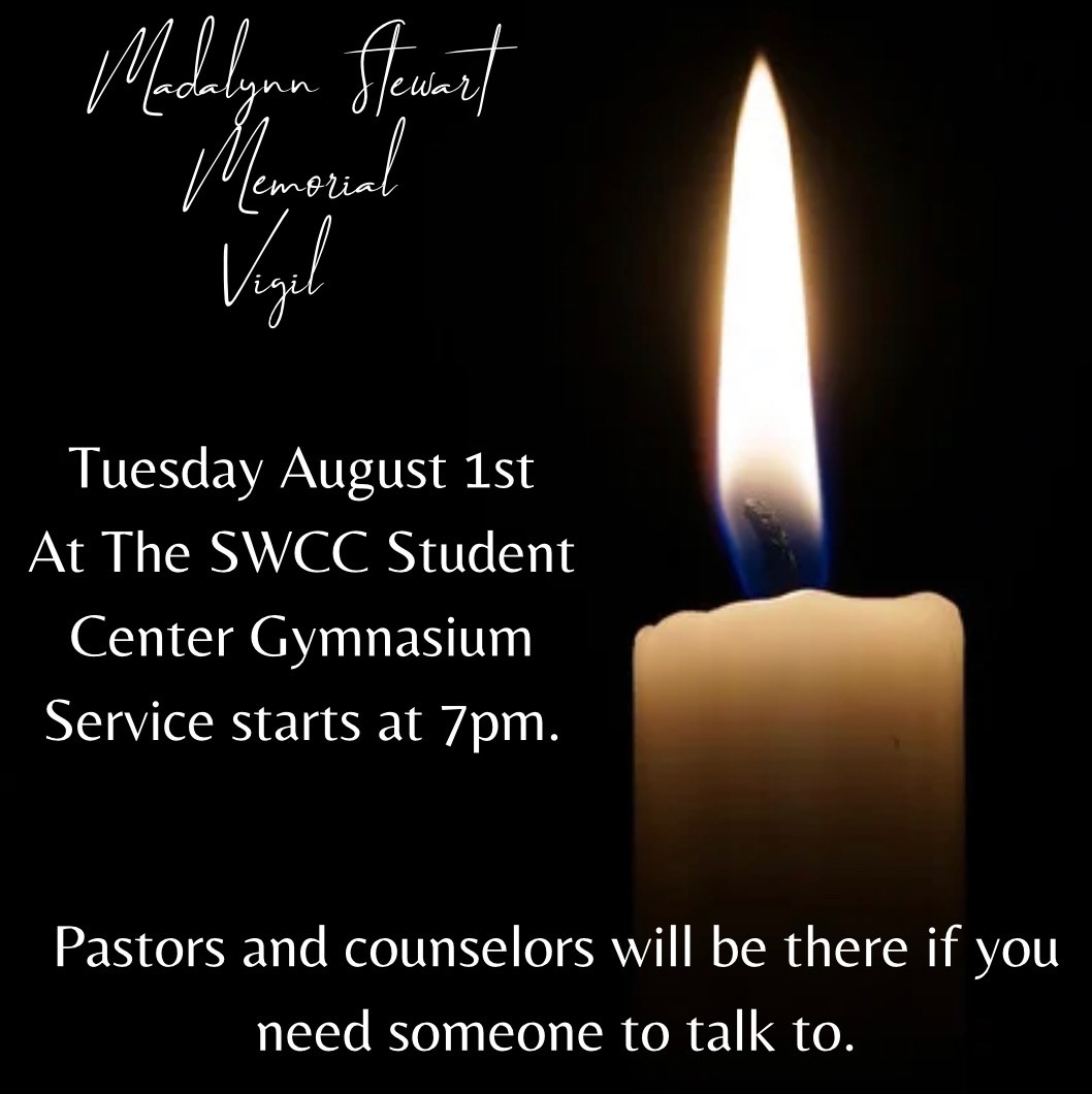 Memorial vigil and arrangements for Maddie Stewart