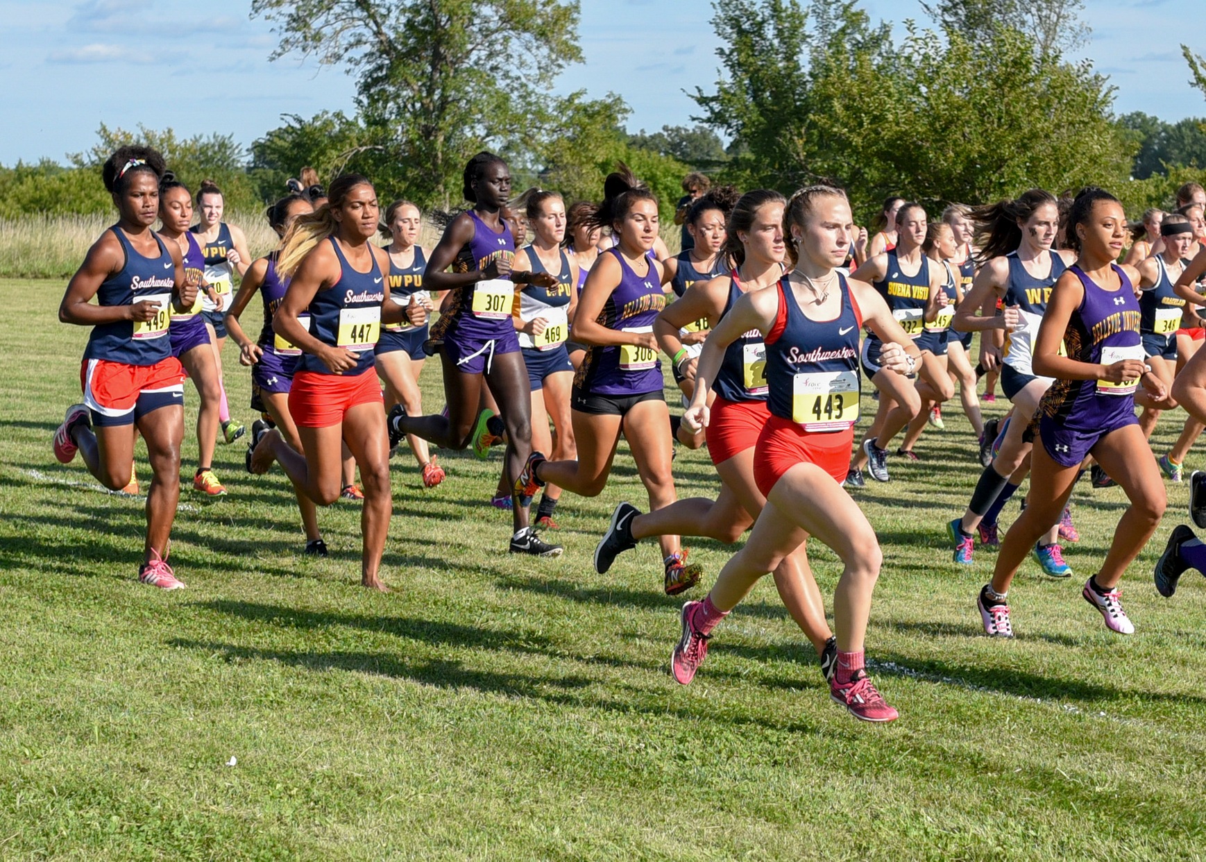 SWCC women's cross country at Bill Buxton Invitational